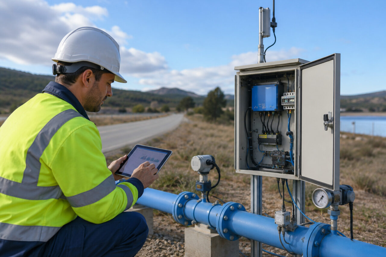 Menos desplazamientos y mayor control de la red con telecontrol de redes de agua