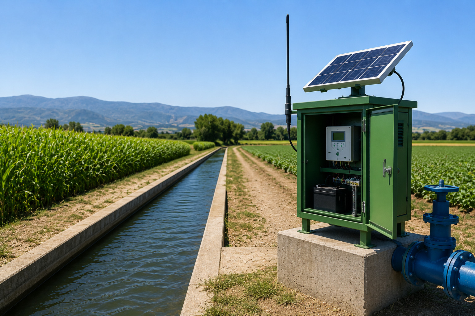 Telecontrol de redes de agua para Comunidades de regantes