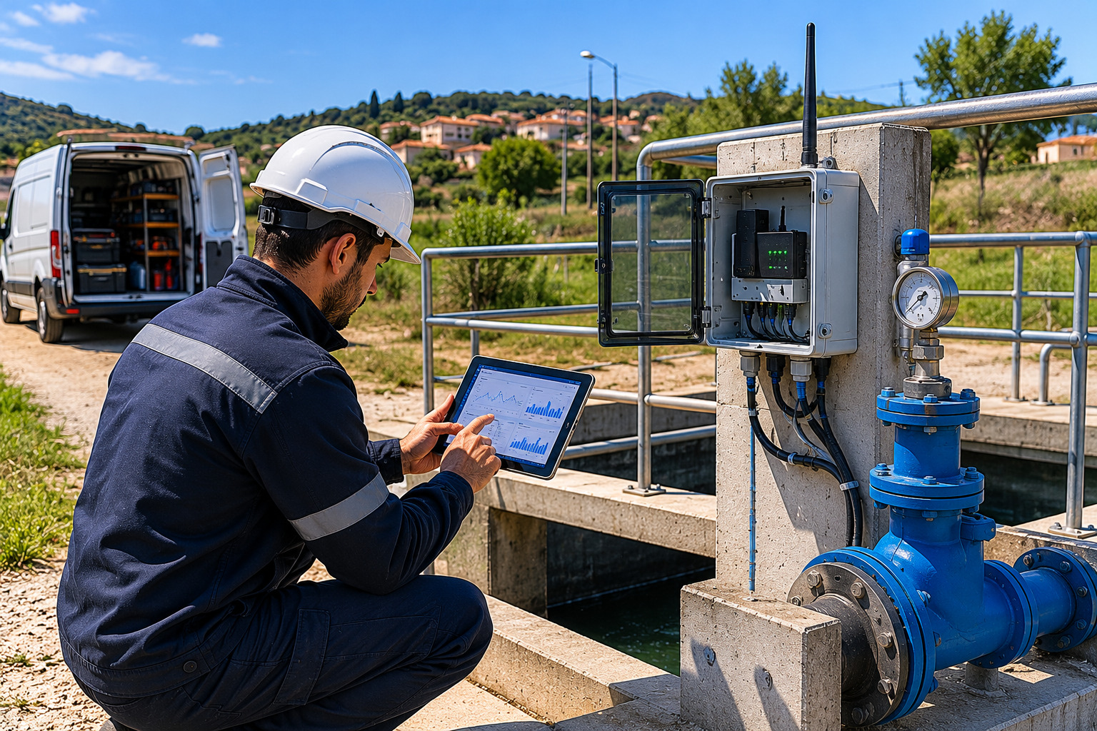 Telecontrol de redes de agua para Empresas explotadoras de servicios hidráulicos